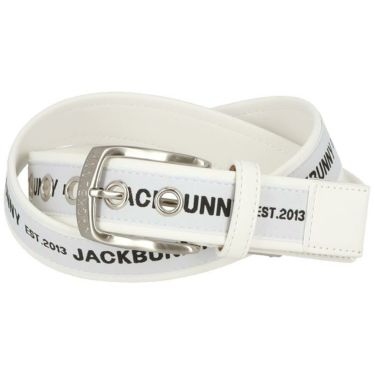 ジャックバニー Jack Bunny!!　ロゴテープ ベルト 262-3182311 030 ホワイト　2023年モデル ホワイト（030）