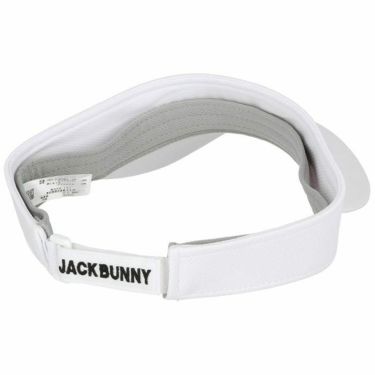 ジャックバニー Jack Bunny!!　フロントロゴ サンバイザー 262-3187301 030 ホワイト×ブラック　2023年モデル 詳細1