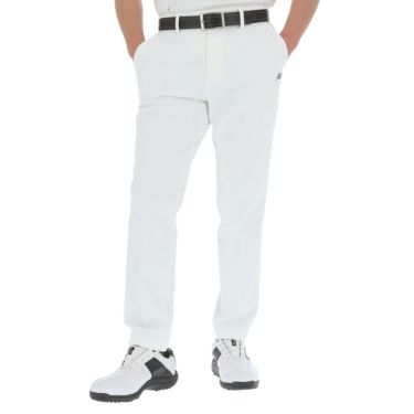 ニューバランスゴルフ　メンズ WORLD シルバーロゴプリント ストレッチ ロングパンツ 012-3131002　2023年モデル ホワイト（030）