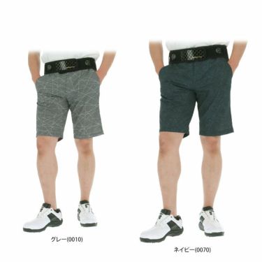 ミドリ安全　メンズ MIDORI PF1 BOAエナメルベルト付き ドットエア 高通気メッシュ 総柄プリント ショートパンツ PF1GMS23S19　2023年モデル 詳細1