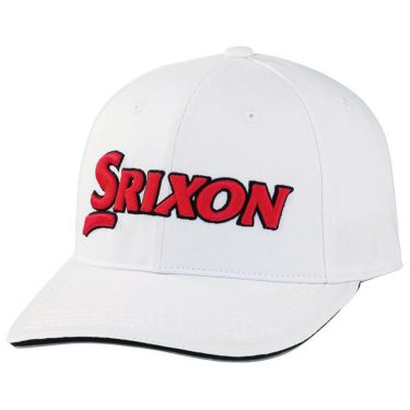 ダンロップ SRIXON スリクソン メンズ ツアープロモデル キャップ SMH3130X ホワイトレッド　2023年モデル ホワイトレッド