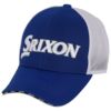ダンロップ SRIXON スリクソン メンズ ツアープロモデル メッシュ キャップ SMH3133X ブルーホワイト　2023年モデル ブルーホワイト