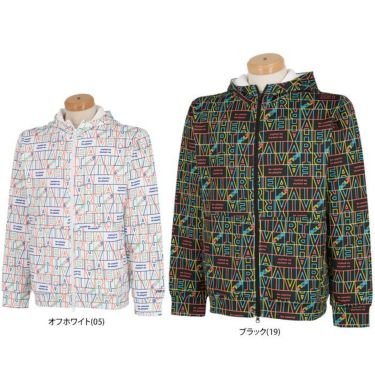 ビバハート VIVA HEART　メンズ ダンボールニット 総柄 ストレッチ 長袖 フルジップ パーカー 011-38311　2023年モデル 詳細1