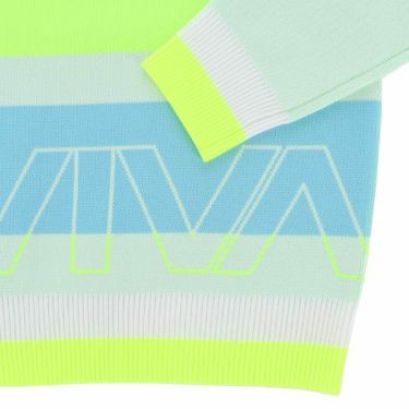 ビバハート VIVA HEART　レディース マルチボーダー柄 軽量 長袖 セーター 012-18310　2023年モデル 詳細5