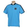 チャンピオンゴルフ ChampionGOLF　メンズ ロゴデザイン 袖ライン 半袖 スタンドカラー ポロシャツ C3-XG303　2023年モデル ブルー（340）