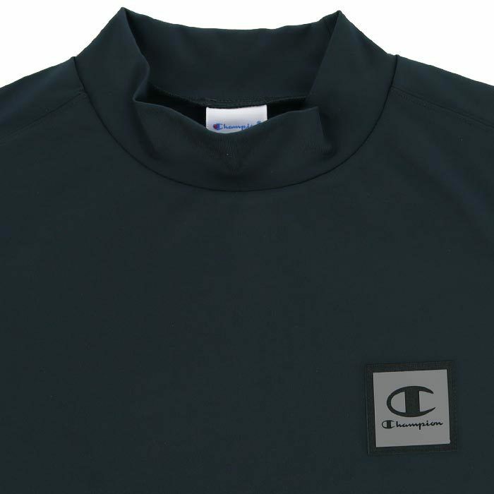 チャンピオンゴルフ ChampionGOLF　メンズ ロゴデザイン ストレッチ 長袖 ラグランスリーブ モックネックシャツ C3-XG402　2023年モデル 詳細3