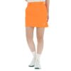 ニューバランスゴルフ　レディース SPORT ストレッチ バックプリーツ スカート 012-3134501　2023年モデル　オレンジ（150）