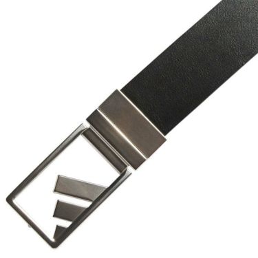 アディダス adidas　ロゴバックル リバーシブル トロフィー ツアー メンズ ベルト EEU89 HS5573 ブラック　2023年モデル 詳細1