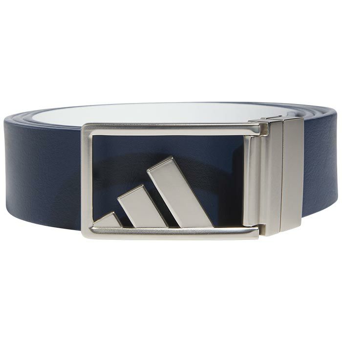 アディダス adidas　ロゴバックル リバーシブル トロフィー ツアー メンズ ベルト EEU89 HS5574 カレッジネイビー　2023年モデル カレッジネイビー（HS5574）