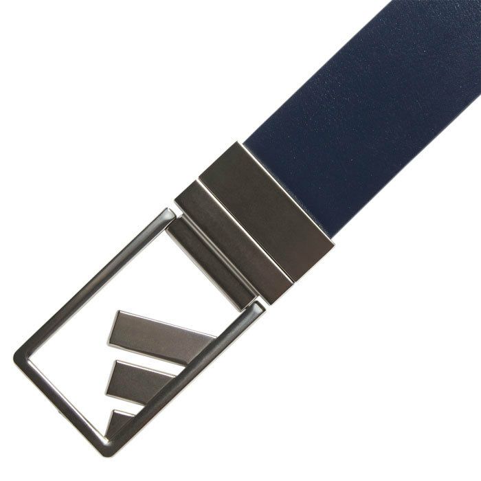 アディダス adidas　ロゴバックル リバーシブル トロフィー ツアー メンズ ベルト EEU89 HS5574 カレッジネイビー　2023年モデル 詳細1