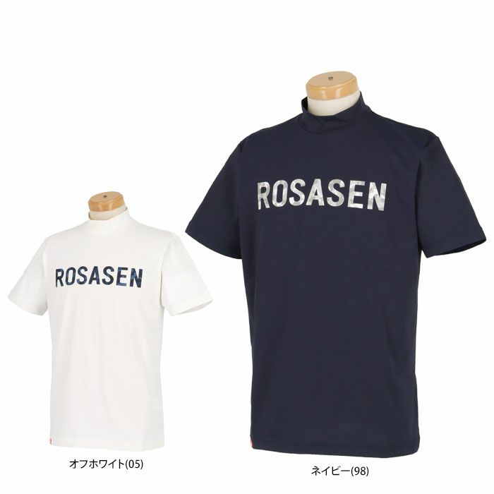 ロサーセン Rosasen メンズ 迷彩柄ロゴプリント メランジ調 ストレッチ