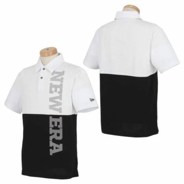 ニューエラ NEW ERA　メンズ カラーブロック ドットロゴプリント 半袖 ポロシャツ　2023年モデル 詳細2