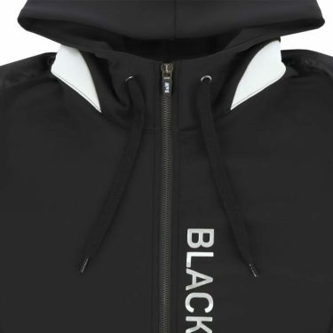 ブラック＆ホワイト Black＆White　ホワイトライン メンズ ロゴプリント 袖ライン ストレッチ 長袖 フルジップ フーディー BGS6303WB　2023年モデル 詳細4