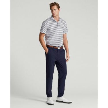 ラルフ ローレン POLO GOLF　スリム フィット パフォーマンス バーズアイ　メンズ ロングパンツ MNXGPNT17620062 NAVY（410）