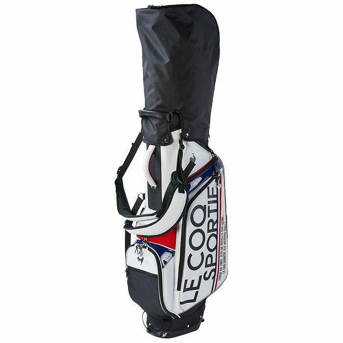 ルコック Le coq sportif　メンズ グラフィックデザイン 軽量 スタンド キャディバッグ QQBVJJ04 WH00 ホワイト　2023年モデル 詳細2