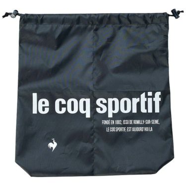 ルコック Le coq sportif　巾着型 シューズケース QQBVJA22 BK00 ブラック　2023年モデル ブラック（BK00）