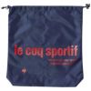 ルコック Le coq sportif　巾着型 シューズケース QQBVJA22 NV00 ネイビー　2023年モデル ネイビー（NV00）