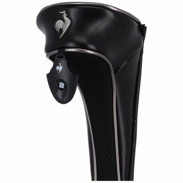 ルコック Le coq sportif　マグネット式 フェアウェイウッド用 ヘッドカバー QQBVJG30 BK00 ブラック　2023年モデル 詳細1