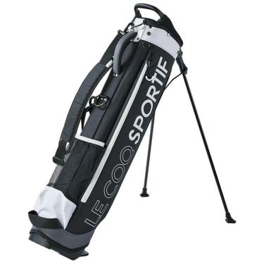 LE COQ SPORTIF ブラック キャディバッグ ルコック Le coq sportif 軽量 コンパクト スタンド キャディバッグ