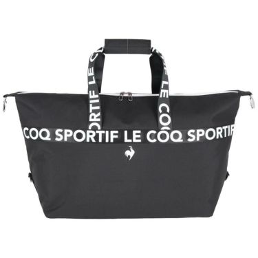 ルコック Le coq sportif　レディース ロゴテープ ボストンバッグ QQCVJA01 BK00 ブラック　2023年モデル ブラック（BK00）