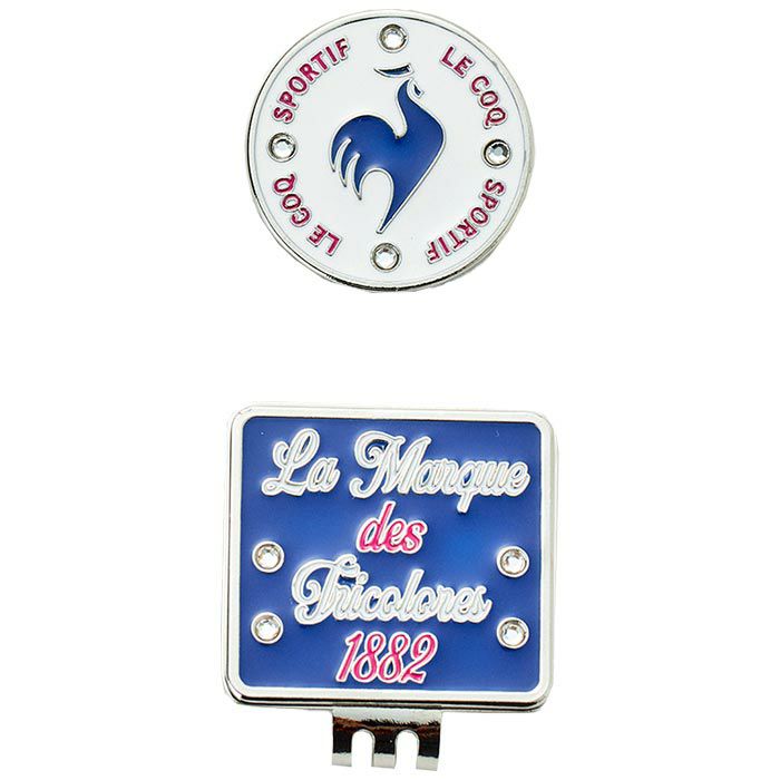 ルコック Le coq sportif　レディース クリップマーカー QQCVJX50 BL00 ブルー　2023年モデル ブルー（BL00）