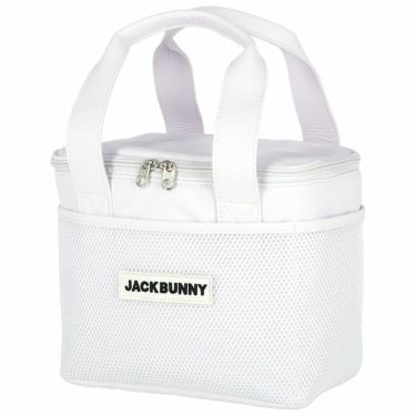 ジャックバニー Jack Bunny!!　ロゴ刺繍 メッシュ生地 保冷 トートバッグ 262-3181408 030 ホワイト ホワイト（030）