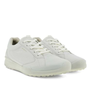 ecco エコー　BIOM HYBRID バイオム ハイブリッド　メンズ スパイクレス ゴルフシューズ 131654 01007 WHITE WHITE（01007）