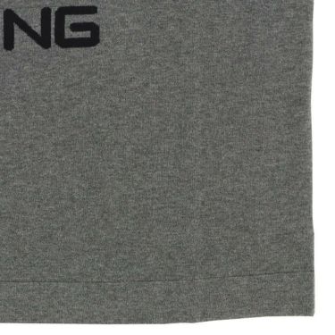 ピン PING　メンズ ロゴデザイン Mr.PING 半袖 ニット ハイネックシャツ 621-3175203　2023年モデル 詳細5