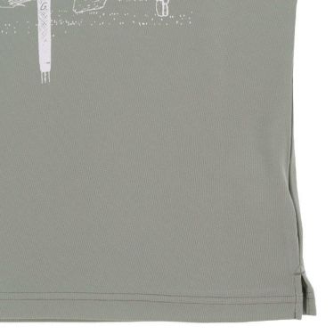 ピン PING　レディース 鹿の子 グラフィックプリント ストレッチ 半袖 ハイネックシャツ 622-3168312　2023年モデル 詳細7