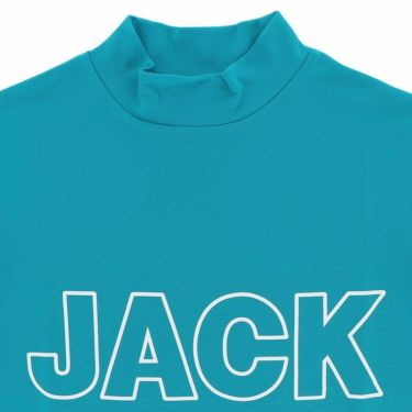 ジャックバニー Jack Bunny!!　メンズ ビックロゴプリント ストレッチ 半袖 モックネックシャツ 262-3167531　2023年モデル 詳細3