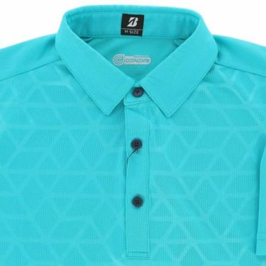 ブリヂストンゴルフ　メンズ エンボスプリント 半袖 共衿 ポロシャツ 3GY01A　2023年モデル 詳細3