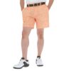 トラヴィスマシュー Travis Mathew　メンズ リーフモチーフ 総柄プリント ショートパンツ 7AH035　2023年モデル ヘザーフラミンゴ（8HFL）