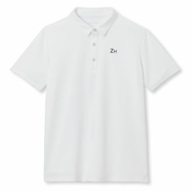 ゼロハリバートン　メンズ ZHG-A17a エコカラット デルタ 半袖 ポロシャツ 82641　2023年モデル ホワイト（06）