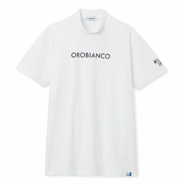 オロビアンコ Orobianco　メンズ OG-A11b デルタニット 半袖 モックネックシャツ 83377　2023年モデル ホワイト（06）