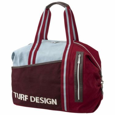 TURF DESIGN ターフデザイン レトロポップ 帆布 トートバッグ TDTB-2277 ミント/ワイン　2022年モデル 詳細1