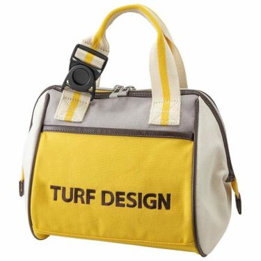 TURF DESIGN ターフデザイン レトロポップ 帆布 ミニトートバッグ TDMT-2277 グレー/レモン　2022年モデル 詳細1