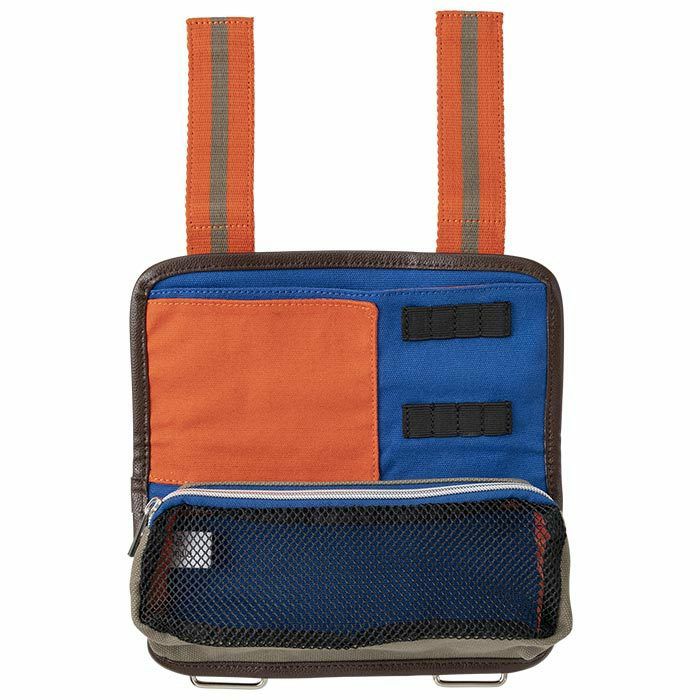 TURF DESIGN ターフデザイン レトロポップ 帆布 カートポケット TDCP-2277 カーキ/コバルトブルー　2022年モデル 詳細2