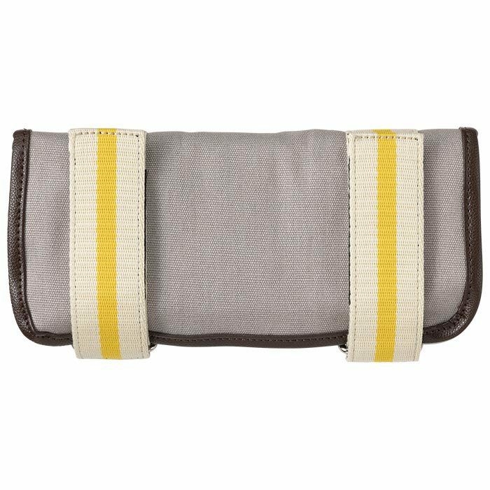 TURF DESIGN ターフデザイン レトロポップ 帆布 カートポケット TDCP-2277 グレー/レモン　2022年モデル 詳細1