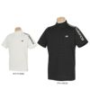 ニューバランスゴルフ　メンズ SPORT ロゴジャカード 総柄 半袖 モックネックシャツ 012-3166006　2023年モデル
