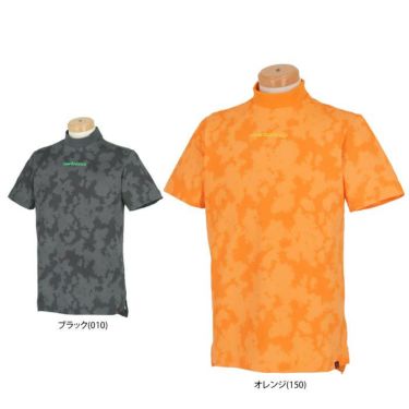 ニューバランスゴルフ　メンズ METRO 総柄 半袖 モックネックシャツ 012-3166011　2023年モデル 詳細1