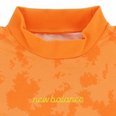 ニューバランスゴルフ　メンズ METRO 総柄 半袖 モックネックシャツ 012-3166011　2023年モデル 詳細2