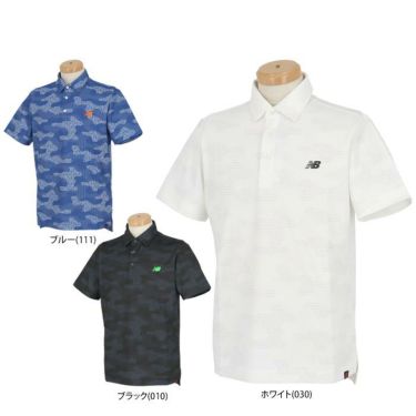 ニューバランスゴルフ　メンズ SPORT カモフラージュ柄 半袖 ポロシャツ 012-3168005　2023年モデル 詳細1
