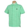 ニューバランスゴルフ　メンズ SPORT 総柄 半袖 ポロシャツ 012-3168006　2023年モデル グリーン（132）