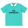 ザ スウィンガー THE SWINGGGR　ロゴプリント ツートンカラー 半袖 ポロシャツ SWG23SS-PL003