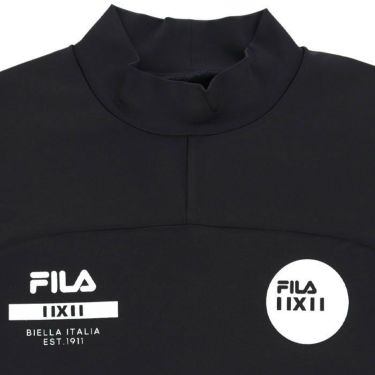 フィラ FILA　レディース ロゴプリント ストレッチ 半袖 モックネックシャツ 753-640　2023年モデル 詳細3