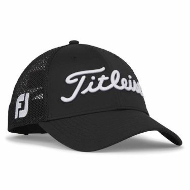 タイトリスト Titleist　ツアーパフォーマンス　メンズ メッシュ キャップ TH22ATPMA 001 ブラック×ブラック×ホワイト　2023年モデル 詳細1