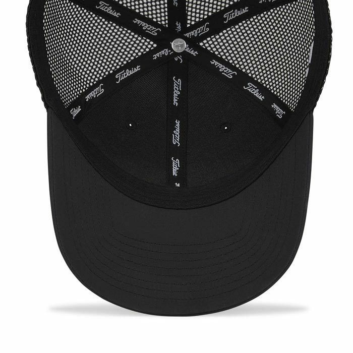 タイトリスト Titleist　ツアーパフォーマンス　メンズ メッシュ キャップ TH22ATPMA 001 ブラック×ブラック×ホワイト　2023年モデル 詳細4