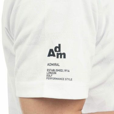 アドミラル Admiral　メンズ 総柄 ジオメトリックジャガード 半袖 ポロシャツ ADMA348　2023年モデル 詳細5