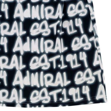 アドミラル Admiral　レディース ロゴデザイン 総柄プリント Aライン 半袖 ポロシャツ ADLA309　2023年モデル 詳細6