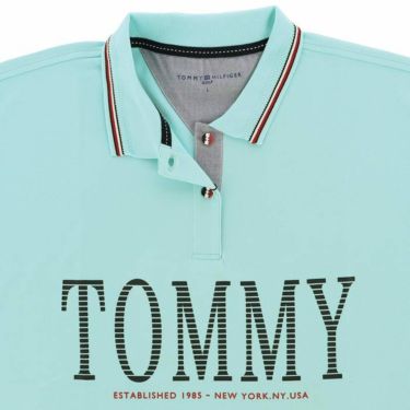 トミー ヒルフィガー ゴルフ　レディース ビッグロゴプリント リラックスシルエット 半袖 ポロシャツ THLA329　2023年モデル 詳細4